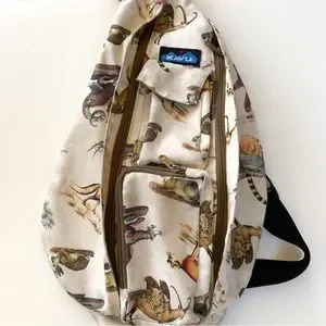 Kavu Day Menagerie Rope Sling Bag Big Foot Sasquatch